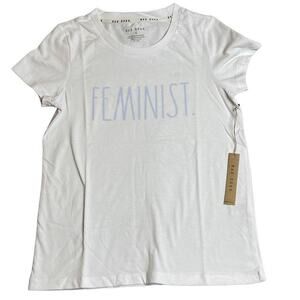 Rae Dunn Women's Feminist Tee‎ T-Shirt Size XS New with tag